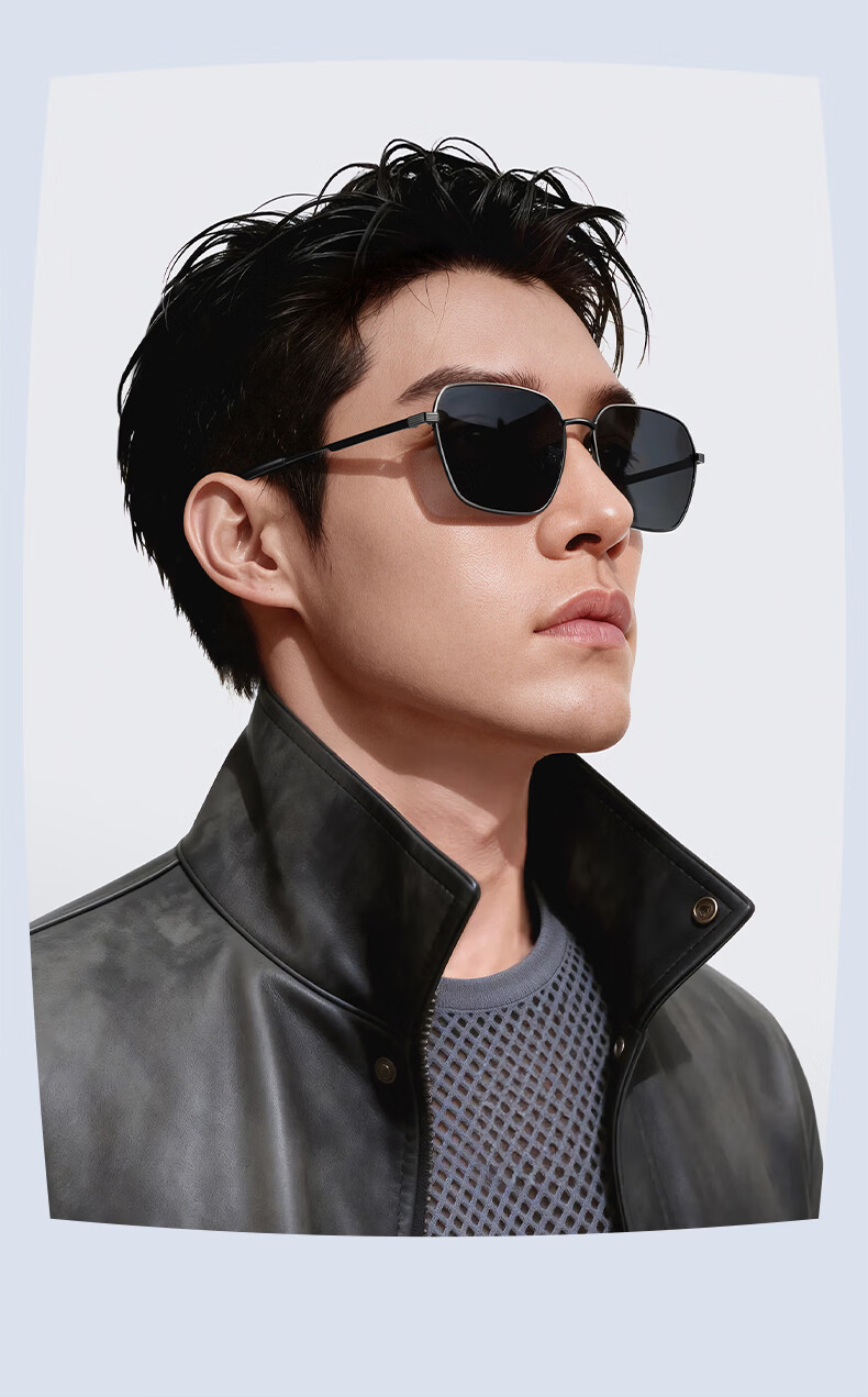 HLA Day and Night Dual-Use Polarized Sunglasses Night Driving Photochromic Men's Night Vision Glasses Anti-Glare for Driving 4