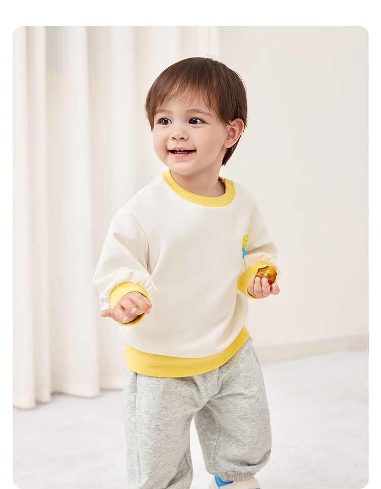 Balabala Kids Two-Piece Set Toddler Baby Boys Girls 2026 New Spring Outfit Top and Pants Cute Comfortable 11
