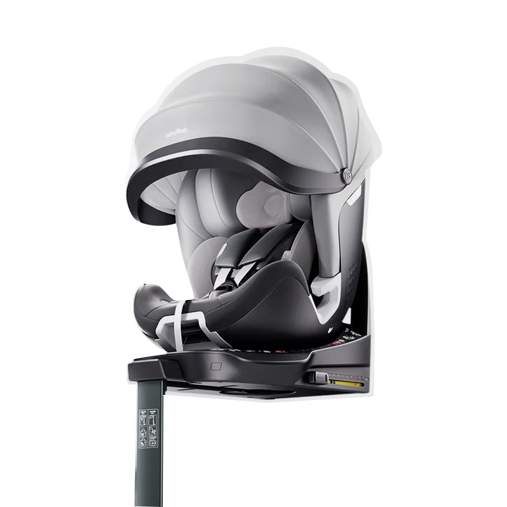 Babyfirst Lingyue Pro Infant and Child Safety Car Seat 0-7 Years i-Size Polar Gray New Regulation