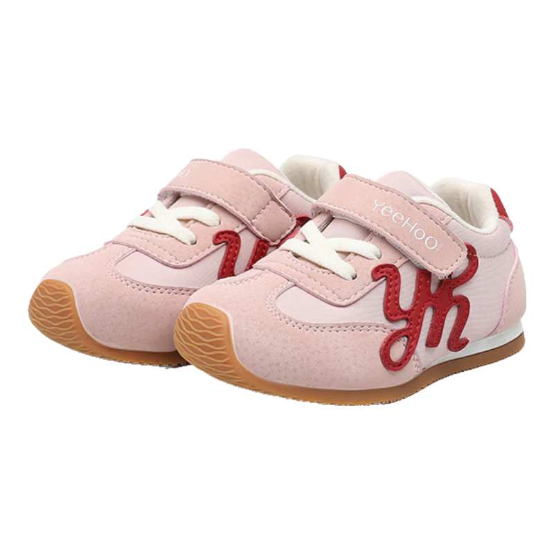 YEEHOO Kids Trendy Boys Casual Shoes Non-slip Soft Sole Toddler Shoes Girls Breathable Antibacterial Sports Shoes
