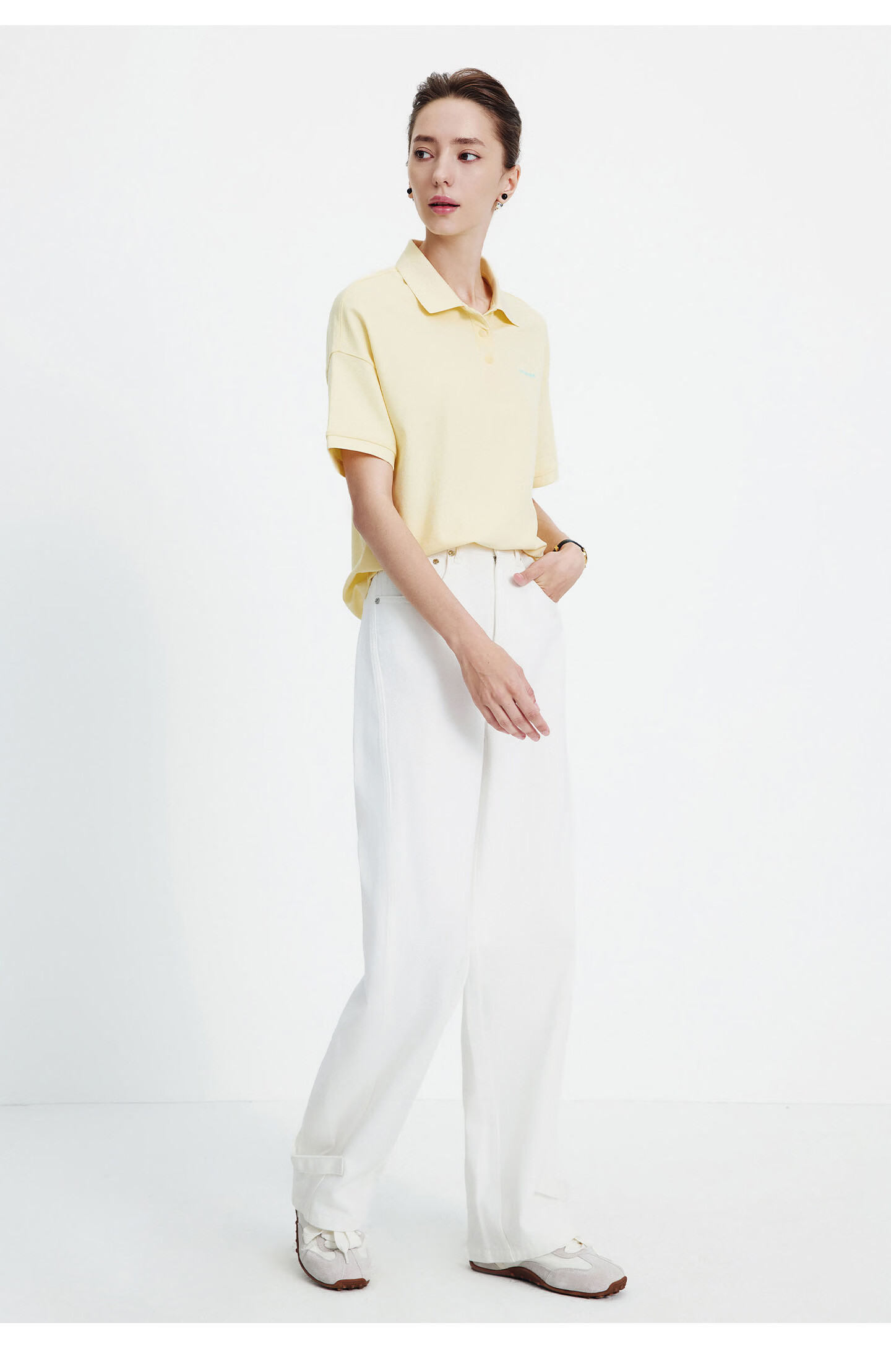 Navigare Italy Small Sailboat 26th Spring Summer New Skin-friendly Wide-leg Denim Workwear Cargo Pants 2312576503 18