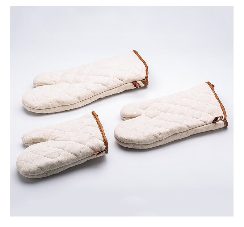 Beifute Oven Gloves Pair/Pack Heat-Resistant High-Temperature Long Flame-Retardant Protective Gloves 12