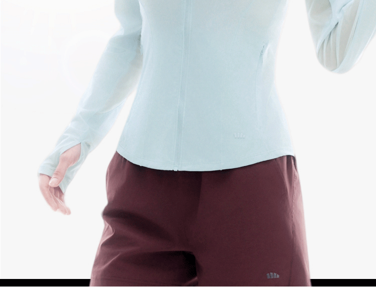 Beneunder Women's Sunscreen Jacket Spring Summer Cooling UV Protection Slim Fit Stand Collar Skin Jacket AL013 Frost Milk White L 23