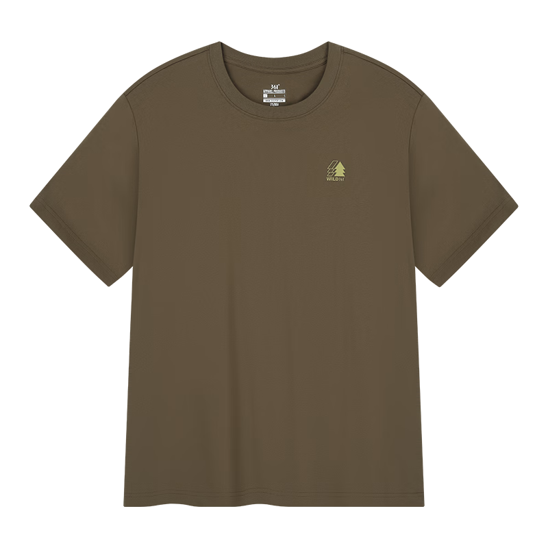 361° Unisex T-Shirt Spring Summer New Pure Cotton Sports Outdoor Loose Fit Crew Neck Short Sleeve Top 632623102-9