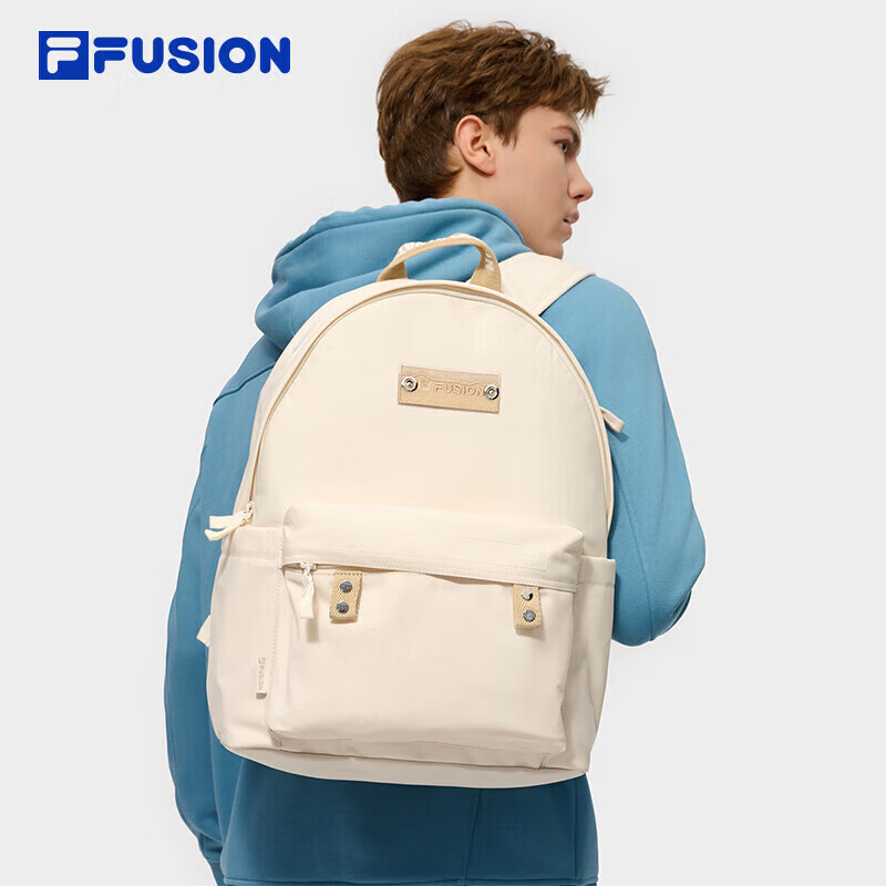 FILA FUSION FILA Trendy Couple's Backpack 2025 Winter Laptop Antibacterial Backpack