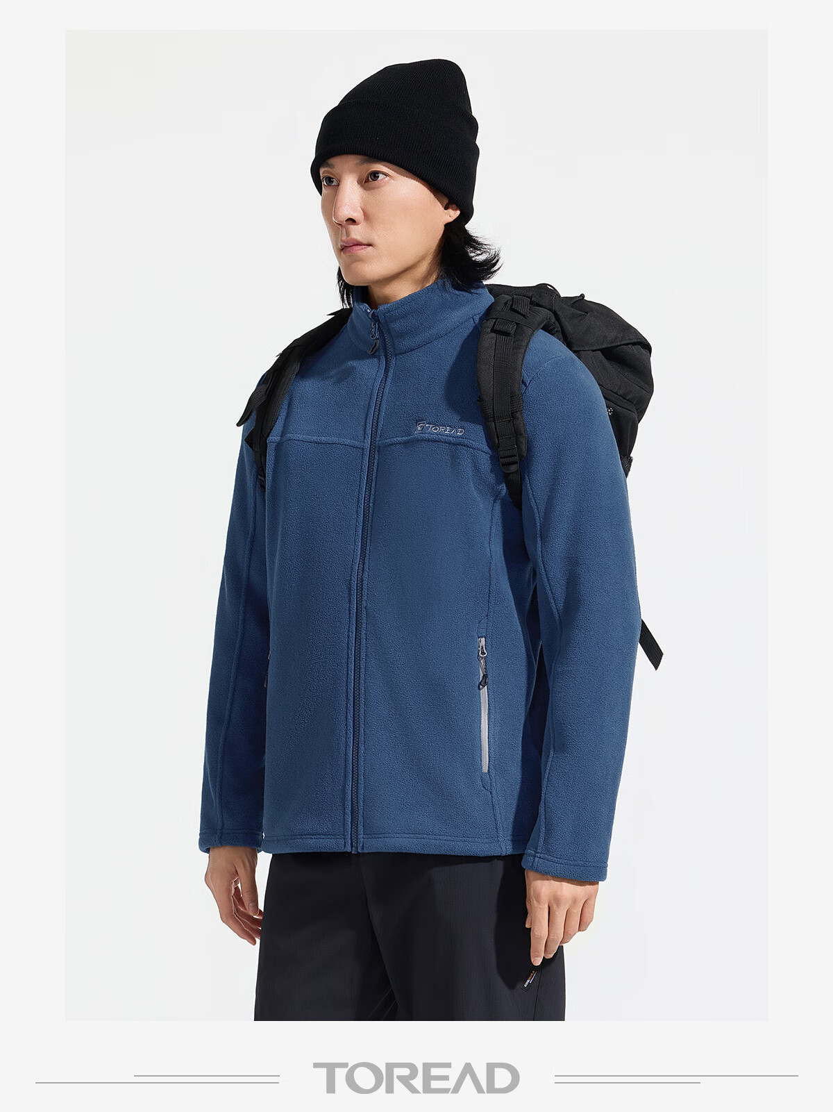 TOREAD Fleece Jacket 25 Autumn Winter New Men's Zipper Coat Fleece Warm Anti-Static Top TACCCN91868 3