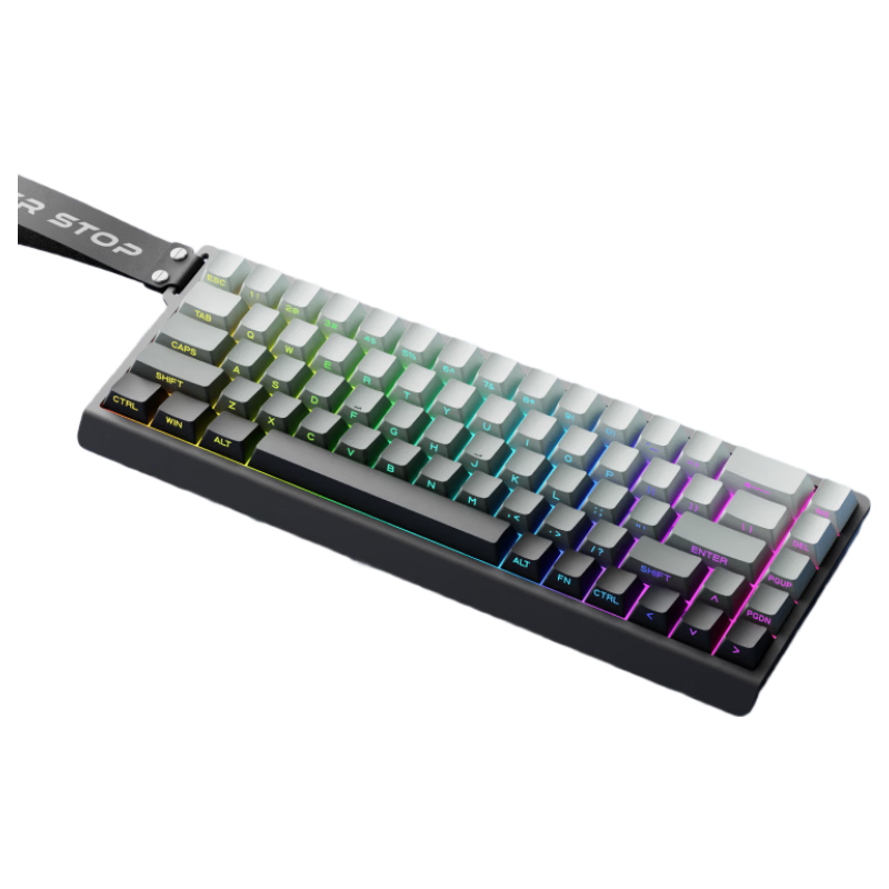 EWEADN F68 Wireless Keyboard Bluetooth Tri-mode Silent Mechanical Feel Gaming Portable Computer Laptop Membrane Keyboard for Tablet iPad Micro Dust