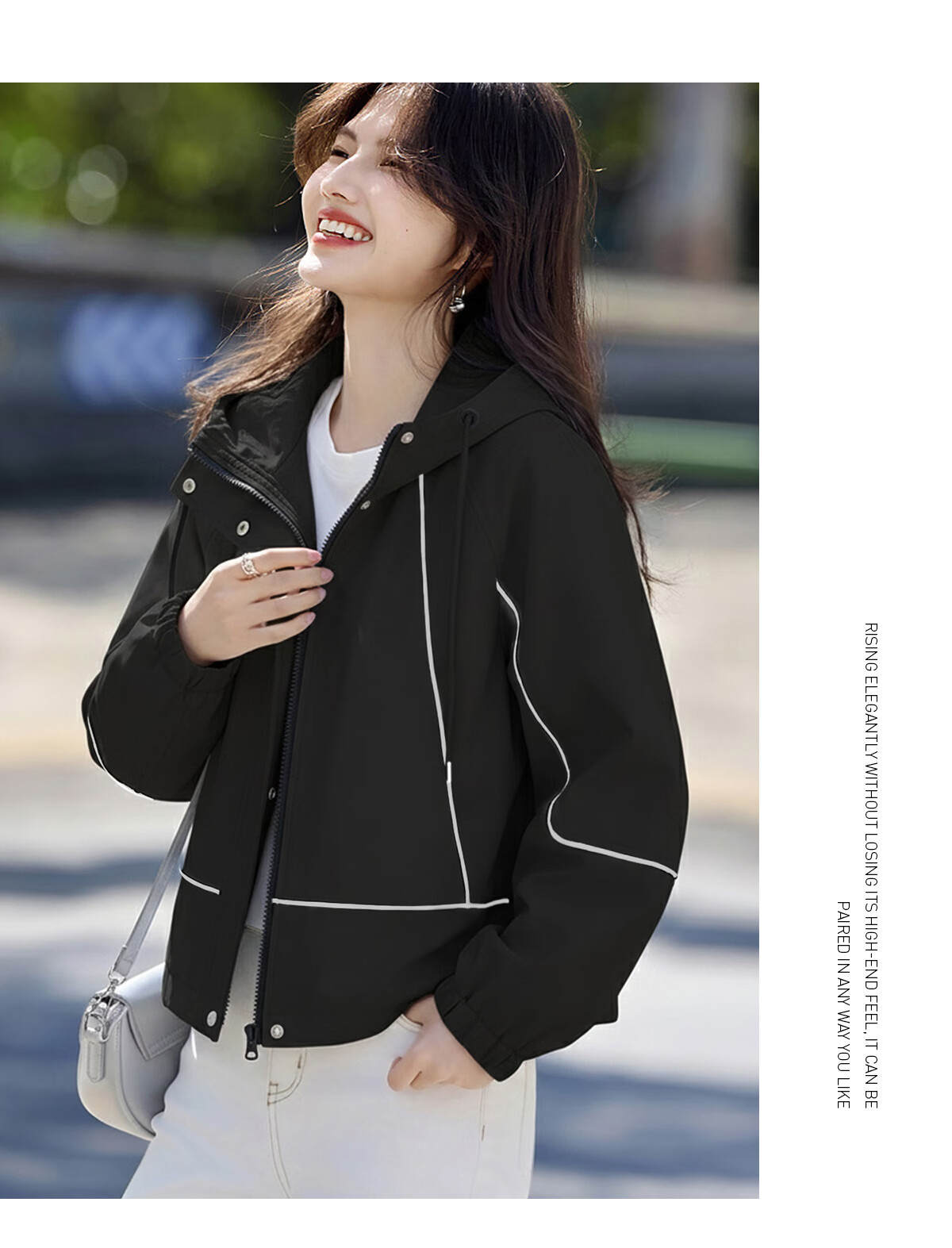 She Enjoy Casual Jacket Women Lazy Style Cardigan Loose Versatile Short Coat Top T53D016 8