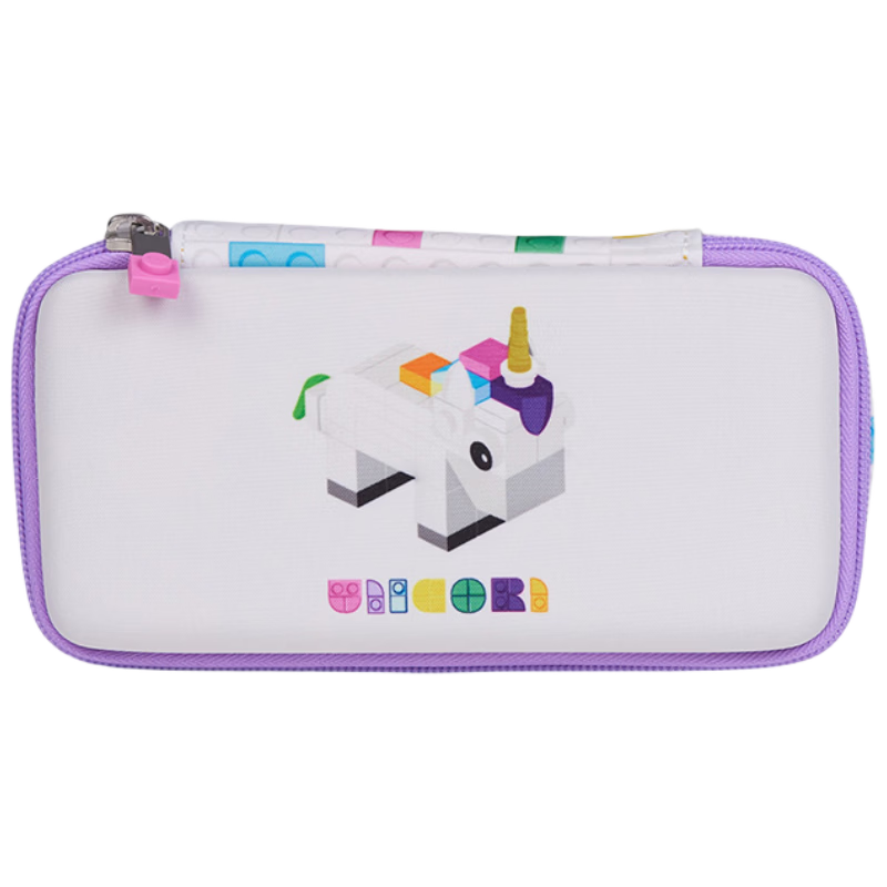 LEGO Pencil Case Stationery Box Large Capacity 3D Unicorn White Girls Gift 20027