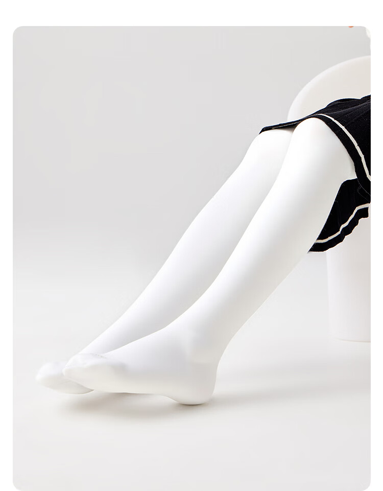 Balabala [balaOne] Children's Tights Leggings Girls Dance Socks Velvet 2-Pack 9