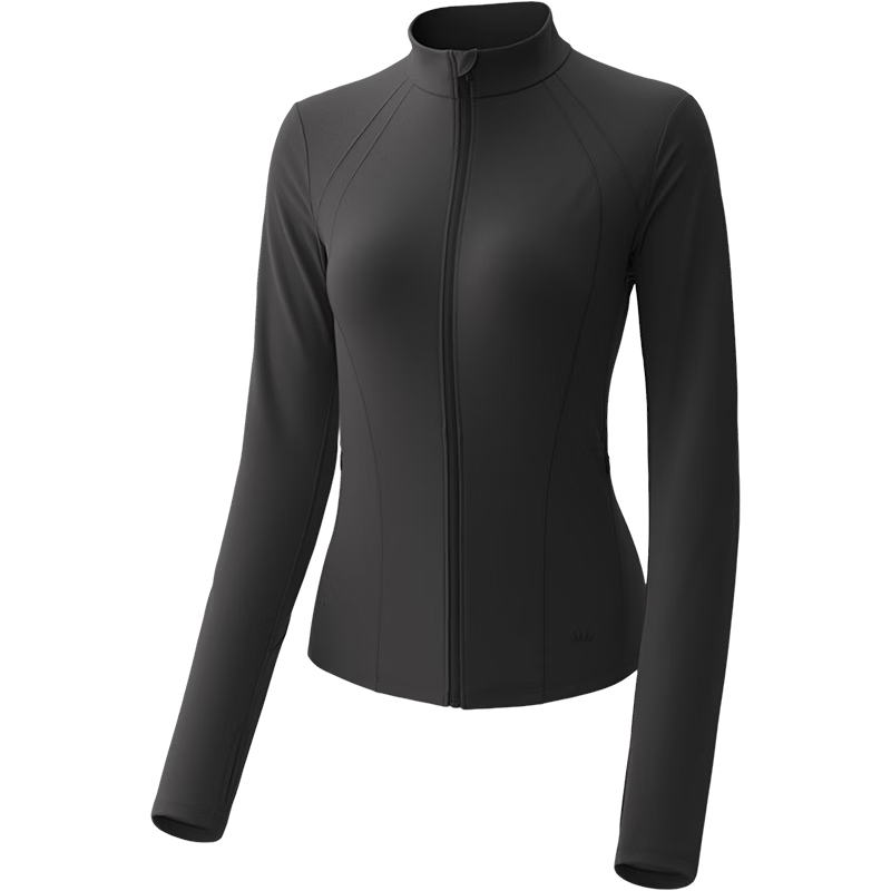 Beneunder Women's Sunscreen Jacket Spring Summer Cooling UV Protection Slim Fit Stand Collar Skin Jacket AL013 Dark Gray S