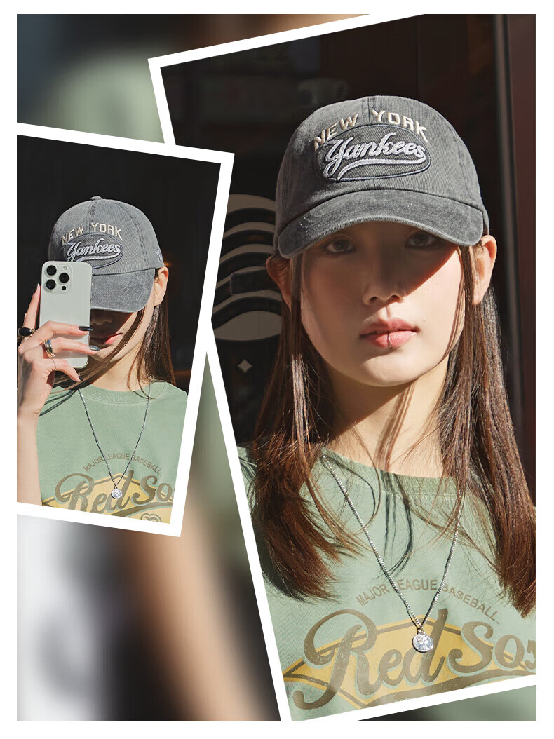 MLB Unisex KARINA Vintage Baseball Cap 38 Goddess Festival Gift 3ACPV165N-07INS 9