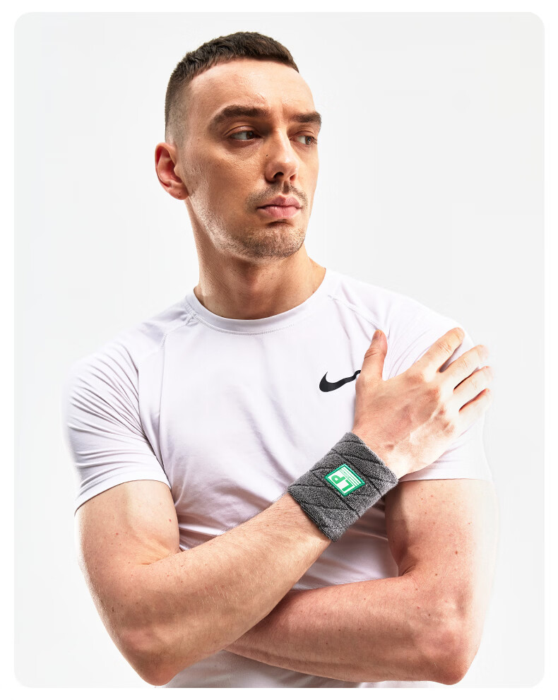 LP Wrist Support Sweat-Absorbing Anti-Sprain Sports Wristbands for Fitness, Badminton, Basketball, Volleyball - Unisex (Pack of 2) 1