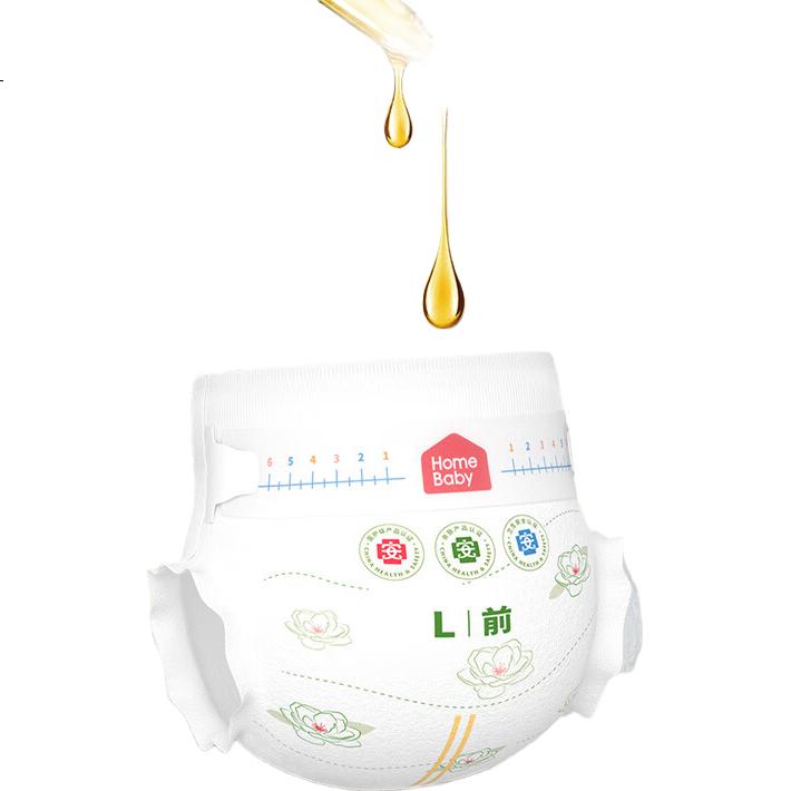 Подгузники Homebaby Jin Yu Mountain Camellia, размер M, 28 штук, ультратонкие, дышащие