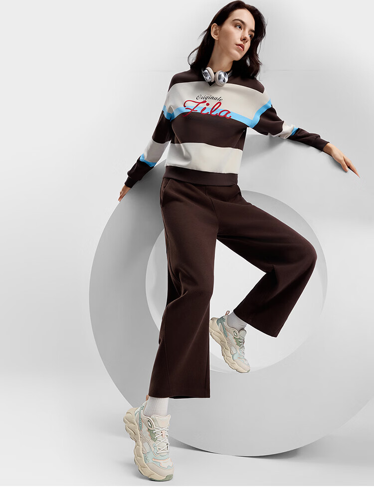 FILA Official Yang Mi Same Style Fern 2S Women's Dad Sneakers 2026 Spring Casual Platform Sports Shoes 31
