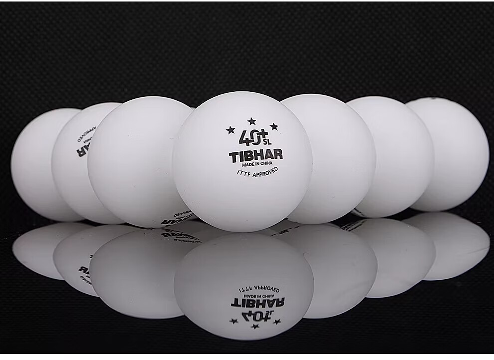 TIBHAR 3-Star New Material 40+ Table Tennis Balls Professional Training Competition 1 Box/6 Balls 5