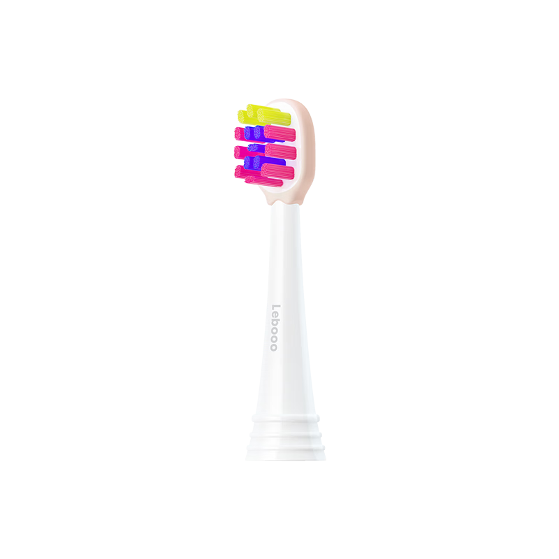 Hongmengzhixuan Libode Smart Children's Electric Toothbrush Heads, Round Shape, 2-Pack (Pink)