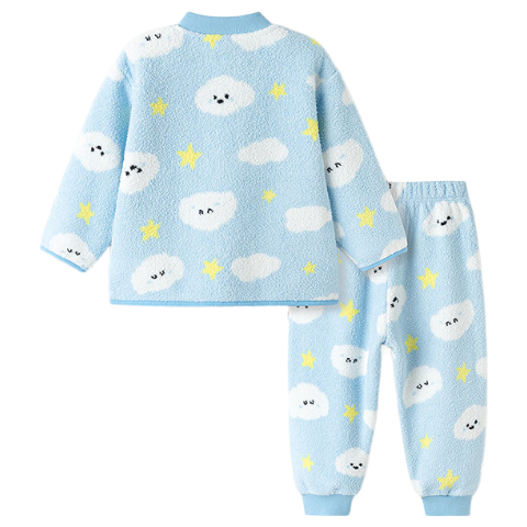 Balabala BalaOne Kids Homewear Set Boys Girls 2025 Winter Half-Fleece Warm 209425171206