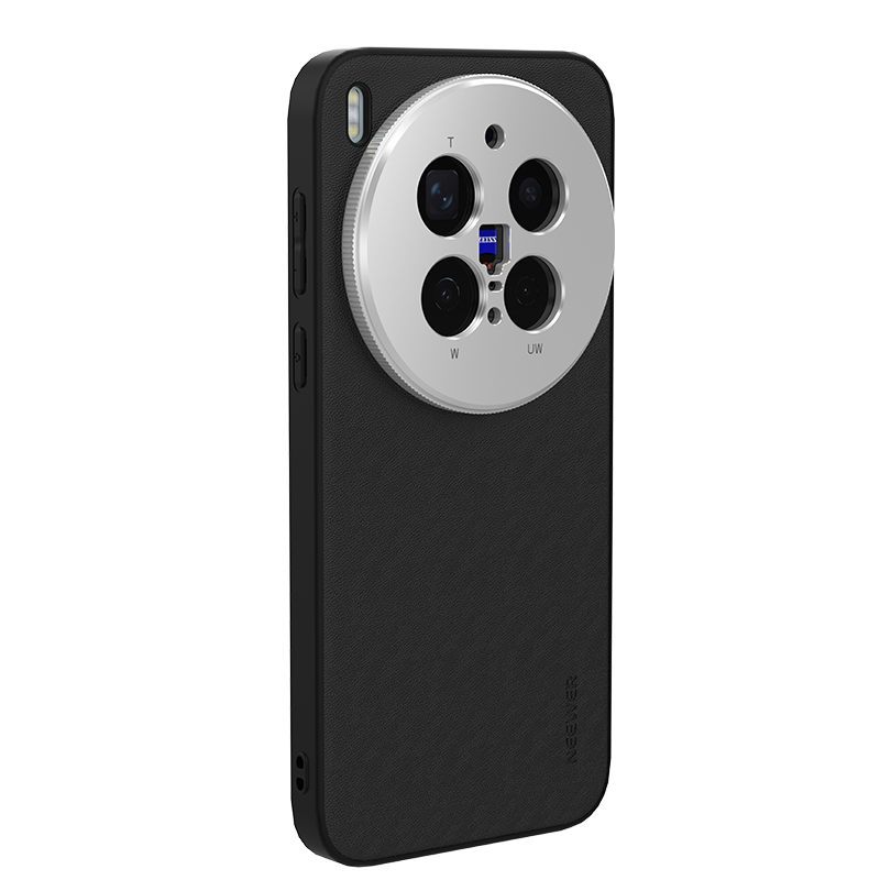 NEEWER VIVO X300/X300Pro Photography Phone Case with External Lens, Faux Leather Texture, Professional Handheld Photography Accessory