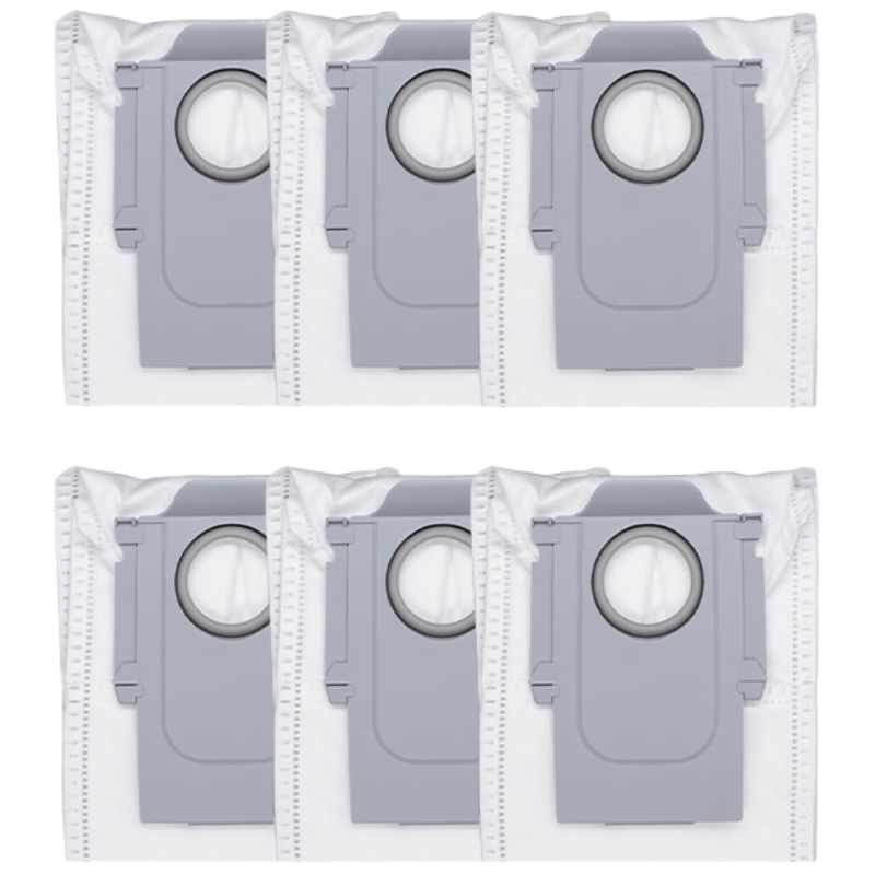 Dingzi Air Non-Woven Dust Collection Bags for Roborock Vacuum Mop Robot 6-Pack Accessories for P10/P10S PR0/G20S/V20