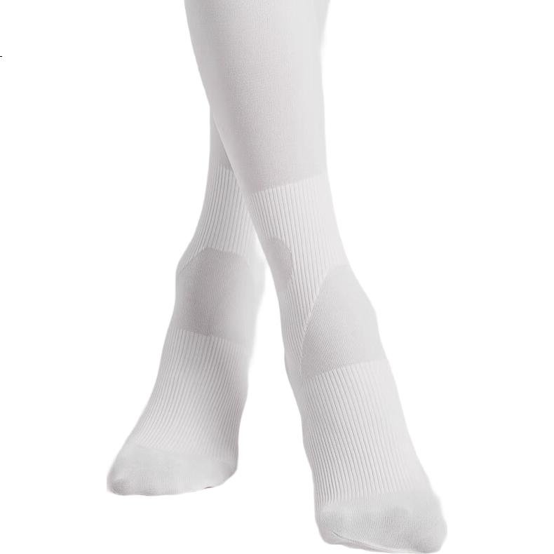 Dingguagua Children's Dance Tights Girls' Practice Pantyhose White Professional Stockings Thin Spring Summer