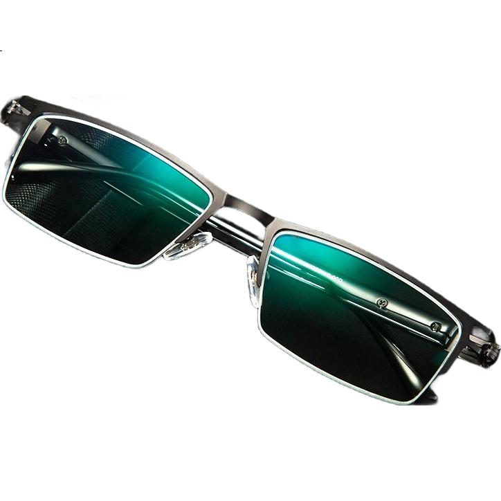 ARNO FOCUS ON YOUR EYES Очки для чтения с защитой от синего света A1036, унисекс, модные ультралегкие HD очки для пресбиопии, +2.00 диоптрии, цвет оружейный металл