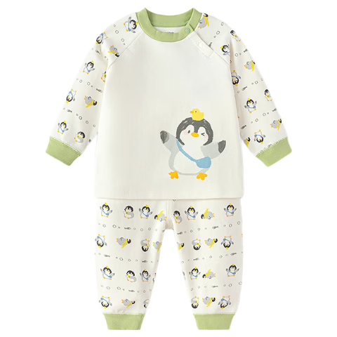 BALABALA Children's Clothing, Baby Underwear Set, Boys And Girls Long-Sleeve Outfit, Infant Pajamas, Autumn And Winter Wear, Warm, Cute And Adorable
