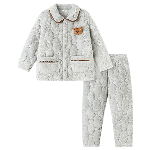 BALABALA balaOne Kids Homewear Set Boys Girls 2025 Winter Fleece Warm Cute 209425171207