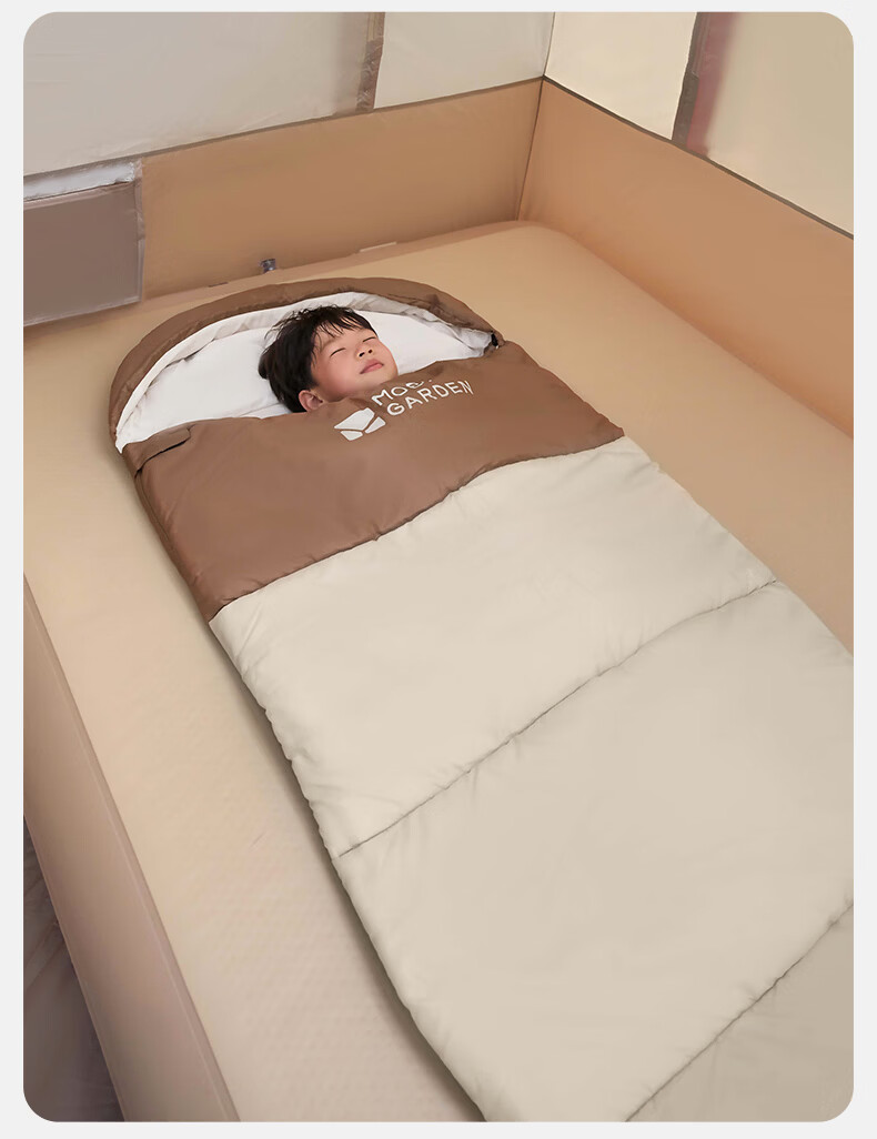 MOBIGARDEN Xiangyun Sleeping Bag 1.4 Outdoor Camping Connectable Single Warm Envelope Sleeping Bag NX25662007 Pine Green 17