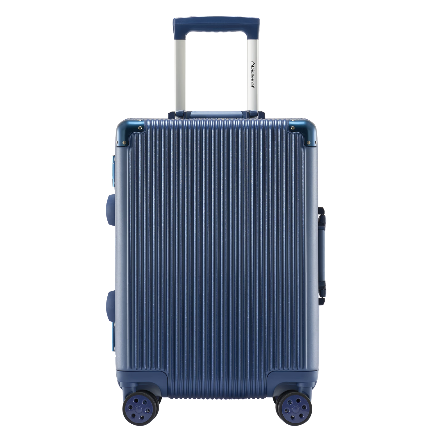 Diplomat Aluminum Frame Suitcase with Corner Guards, Luggage with Dual TSA Locks And Spinner Wheels, Travel Case TC-9184