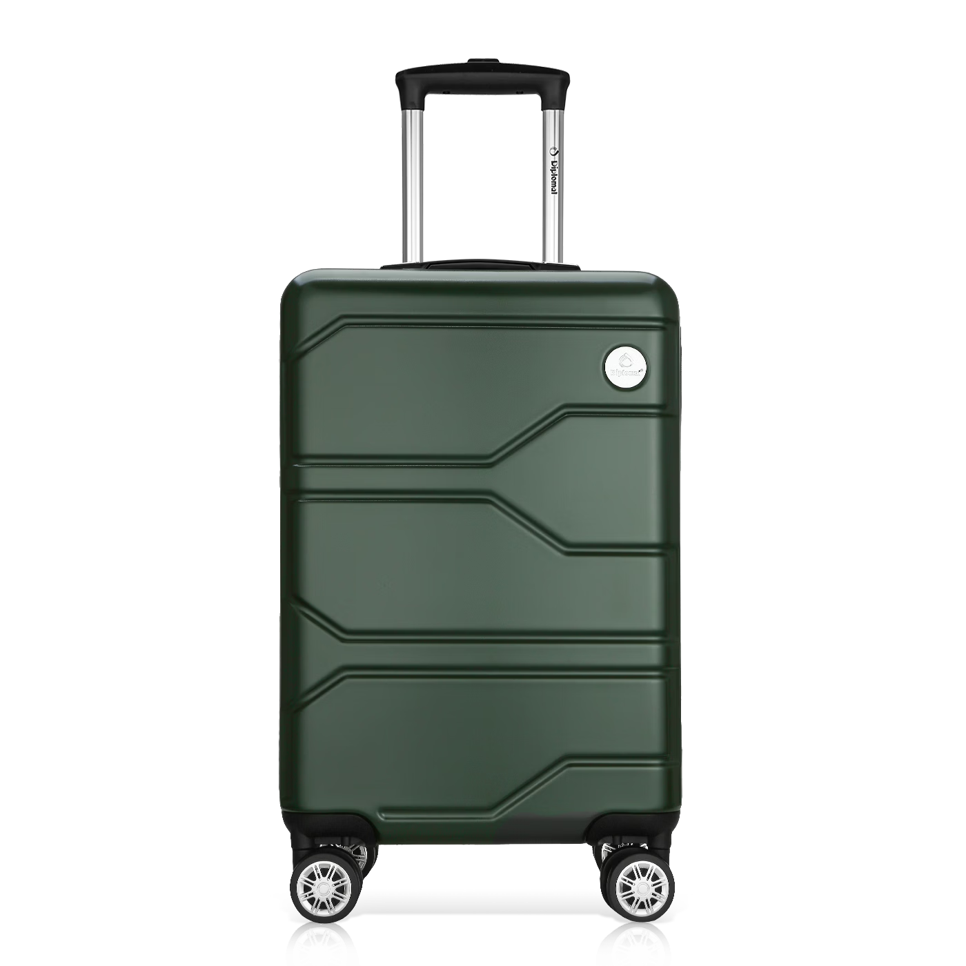 Diplomat Business Spinner Suitcase, Travel Luggage, TSA Password Lock, TC-6903 Dark Green, 24 Inches