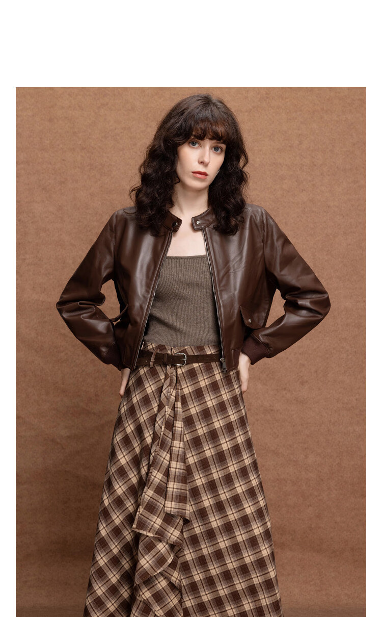 Demana [Hong Kong Style] Autumn Korean Design Irregular Ruffle Decor Mid-Length A-Line Women's Skirt 10