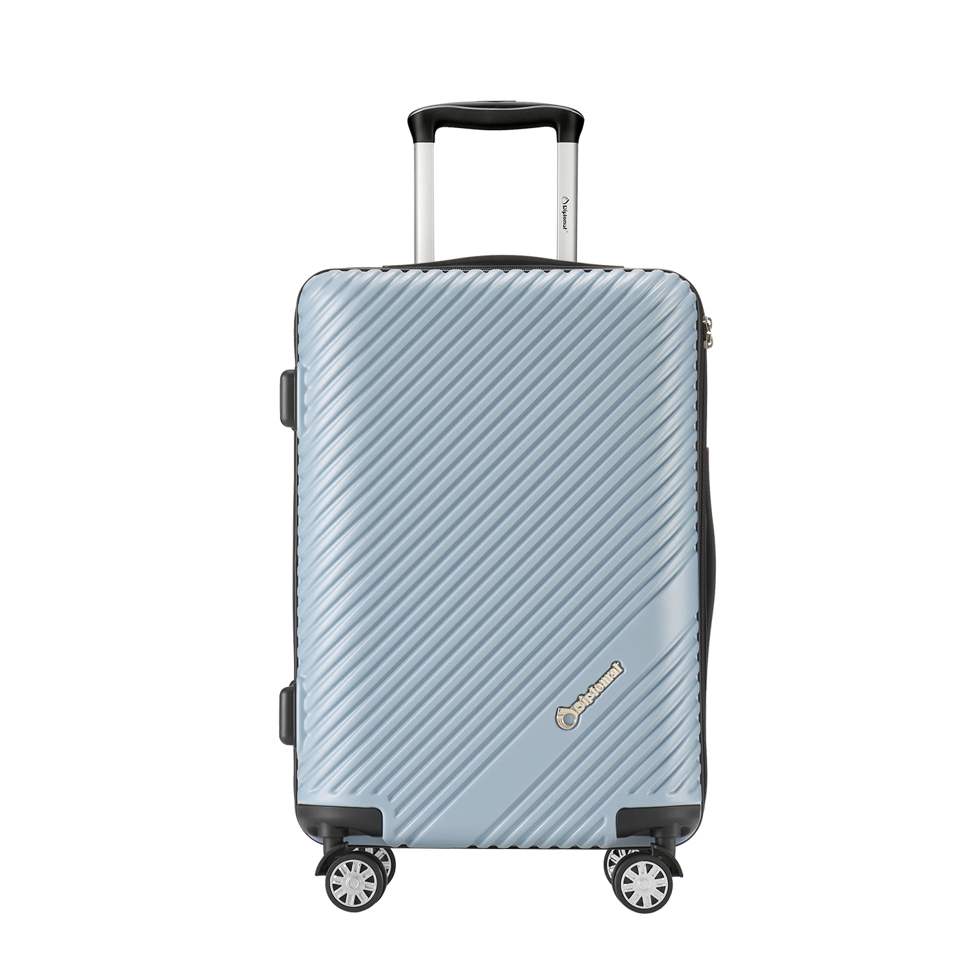 Diplomat 20-Inch Matte Trolley Suitcase, Travel Luggage for Men And Women, Carry-On Luggage with Password Lock TC-23252