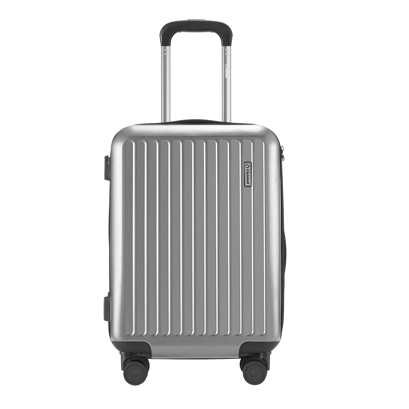 Diplomat Men's Matte Trolley Suitcase, Carry-On Luggage with Spinner Wheels, Password Lock, Travel Case for Women TC-23232