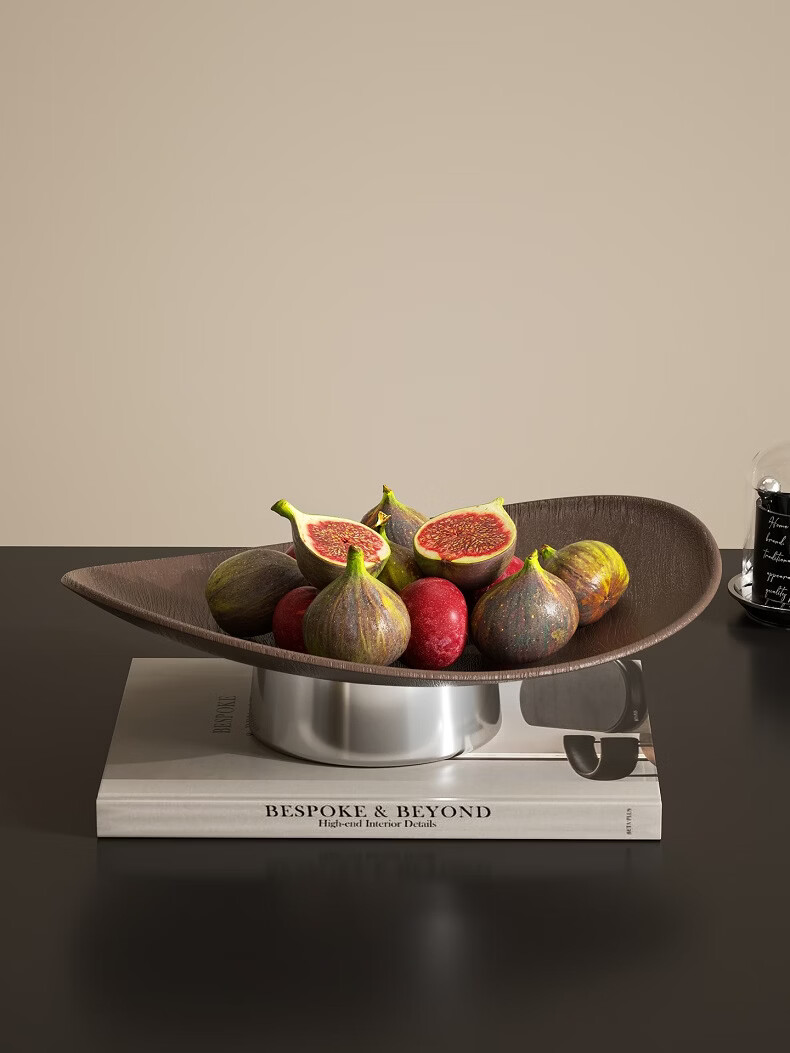 FANXIA Premium Luxury Large Capacity Fruit and Nut Storage Box Living Room Coffee Table High-End Tray Snack Candy Basket 10