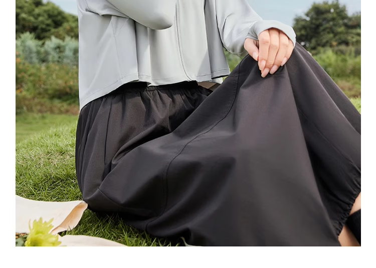 Langsha Women's Sunscreen Jacket Spring Summer New Ice Silk Cooling Breathable Upgraded Shawl Cape UV Protection 458 11