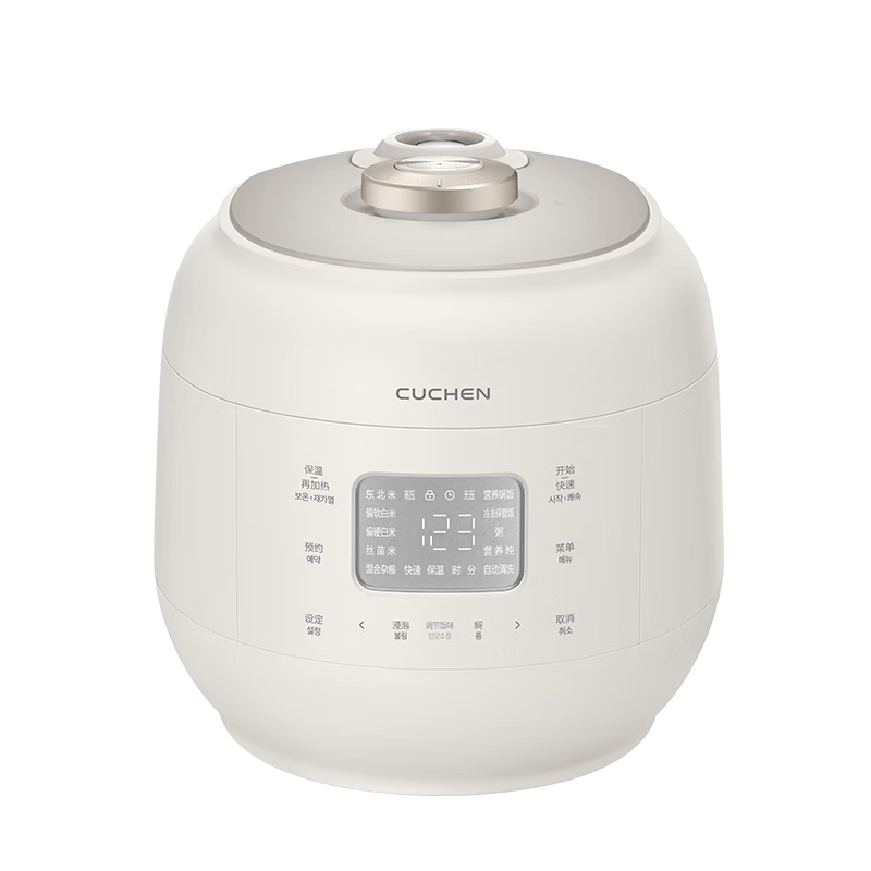 CUCHEN Korean Imported Rice Cooker Dual Inner Pots Replaceable 0-Coating Inner Pot 3L Household IH Electromagnetic 2.1x High-Pressure Heating Multifunctional Rice Cooker [New Arrival]