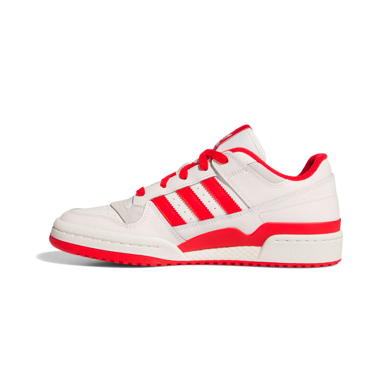 Adidas Originals Trefoil Series Unisex FORUM LOW CL Casual Shoes JQ1533 White/Red Size 41 2