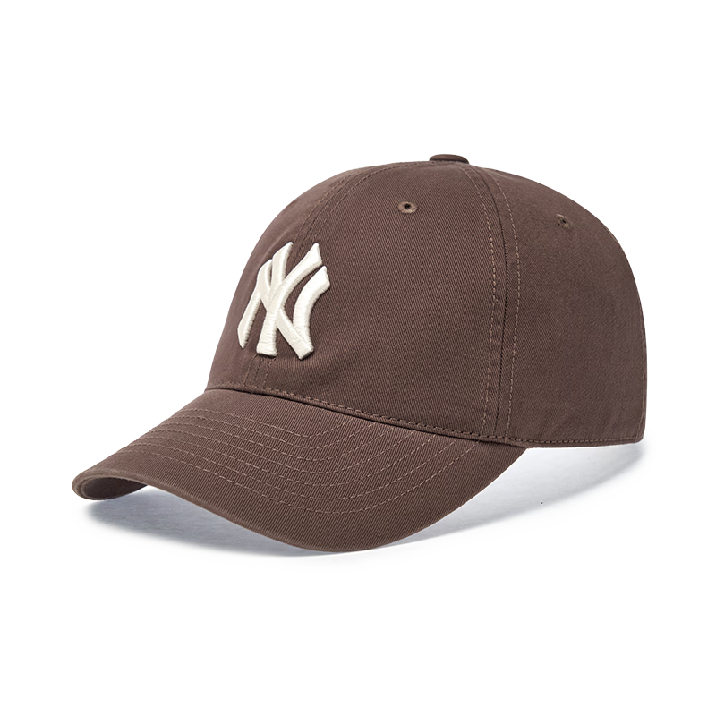 MLB Classic Large Logo Soft Top Baseball Cap for Men and Women Couples 3ACP6601N-50BRS Birthday Gift