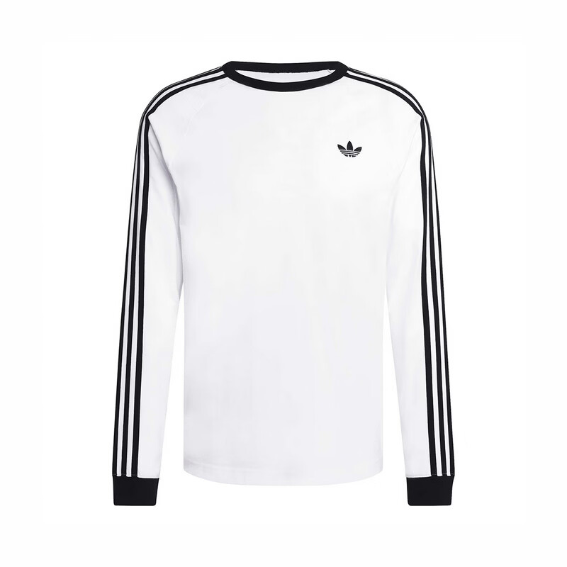 Adidas Originals Men's 3S LS Tee Long Sleeve T-Shirt KE3545 White S 4