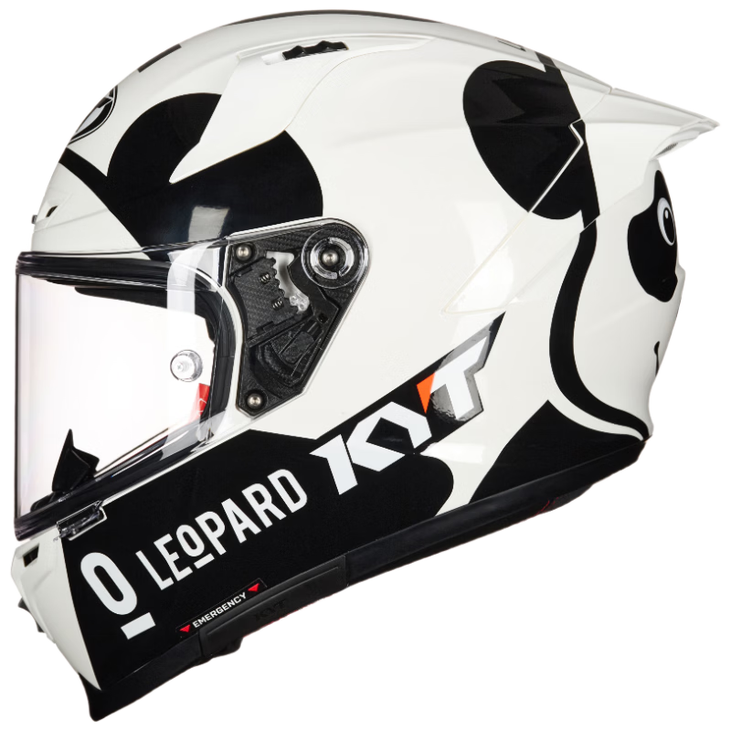 KYT Official Genuine Imported Full-Face Motorcycle Helmet Four-Season Windproof Racing Helmet Panda ST-17 XL