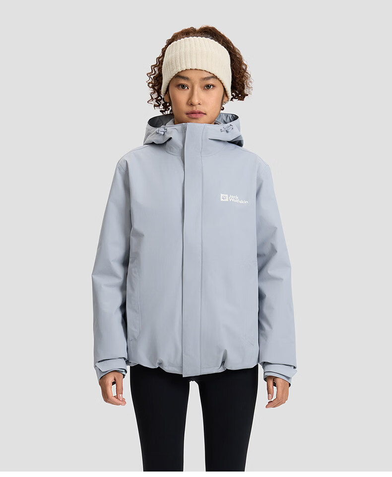 JackWolfskin CRUSH'IN Fleece Liner 3-in-1 Jacket 5012776 Navy Blue 2XL 41