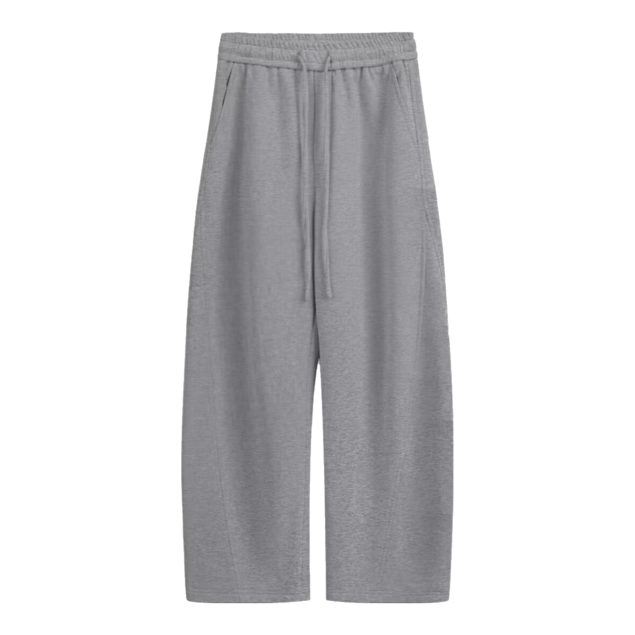 ICH MODE Women's American Style Casual Pants Autumn Winter New Sports Sweatpants Loose Straight Wide-Leg Trousers Gray S
