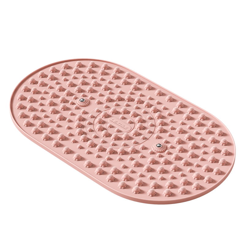 Lexi Upgraded Liquid Silicone Acupressure Mat Slow Running Massage Pad Foot Relaxation Muscle Relief Sleep Aid Gray