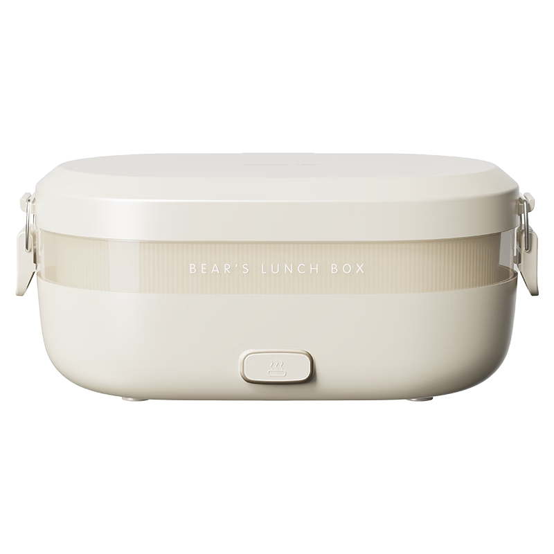 Bear Titanium Electric Lunch Box 1L Stainless Steel Plug-in Heating Lunch Box for Office Workers DFH-N10F6
