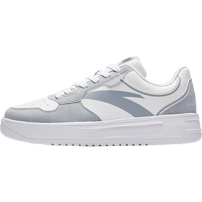 Anta 520 Gift Lightweight Casual Shoes Soft Breathable Men's Couple White Sneakers Thick Sole Wear-Resistant Height Increasing Shoes