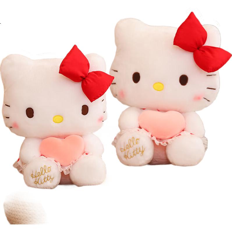Плюшевая игрушка Yimeiwawa HelloKitty, милый кот, подарок для девочки на День Святого Валентина или день рождения