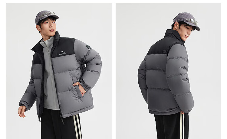 Bosideng Off-Season Winter Down Jacket Unisex Couple Short Fashion Casual Thickened Stand Collar Puffer Coat 16
