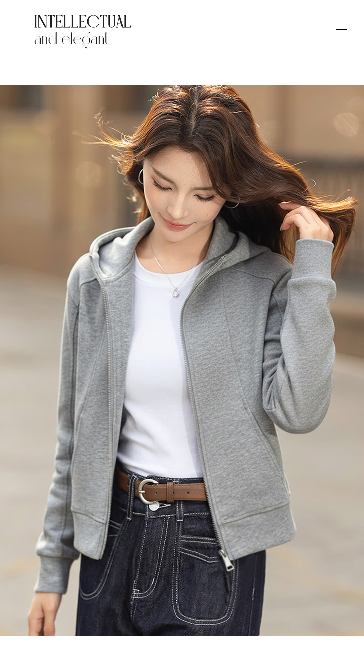 Chushen Spring and Autumn Casual Jacket Women Wilderness Mallard Design Splicing Fashion Casual Hooded Top S143U1001 20