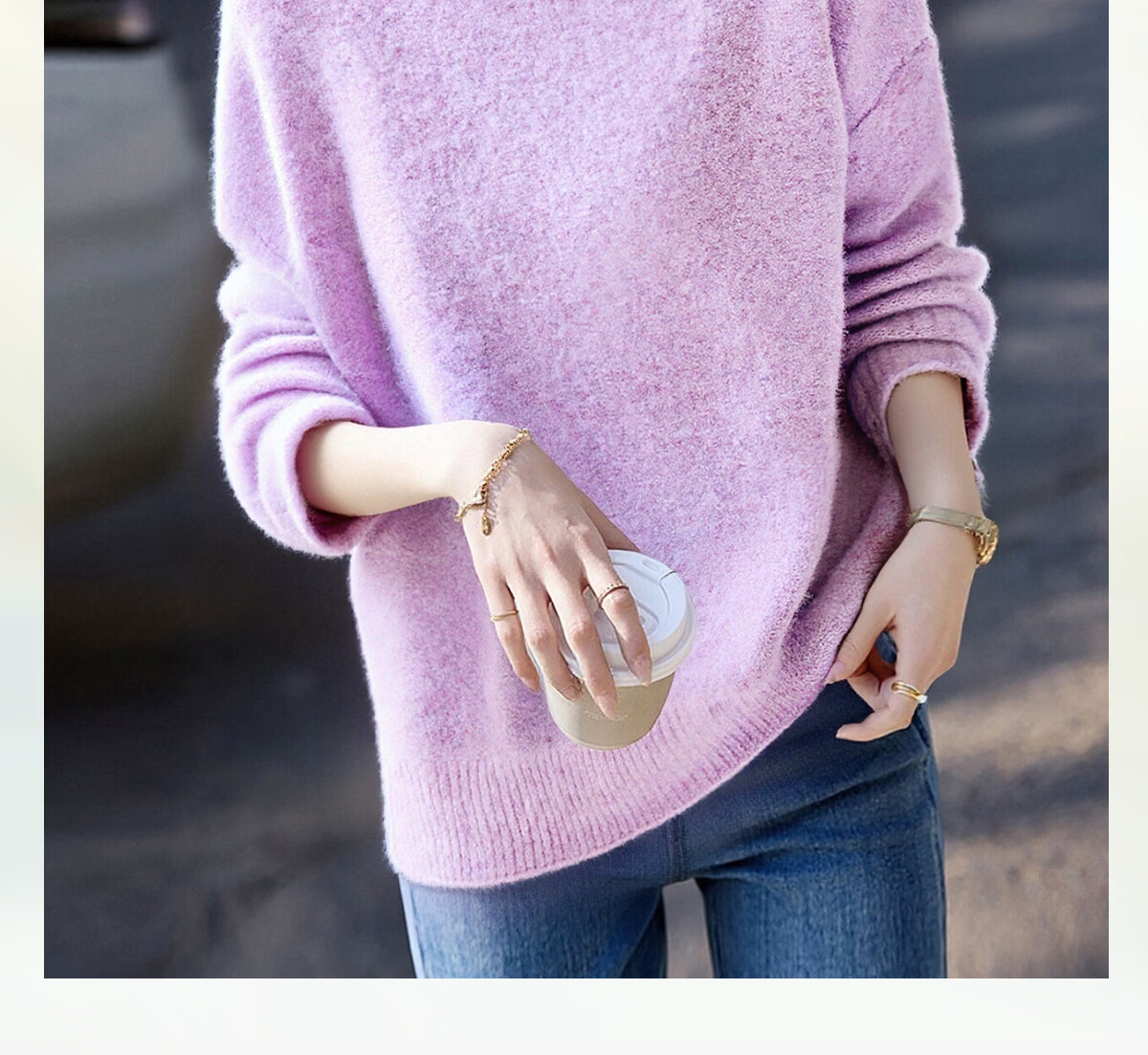 She Enjoy Women's Knitted Sweater Lazy Style Round Neck Fashion Versatile Soft Pullover T53Z071 1